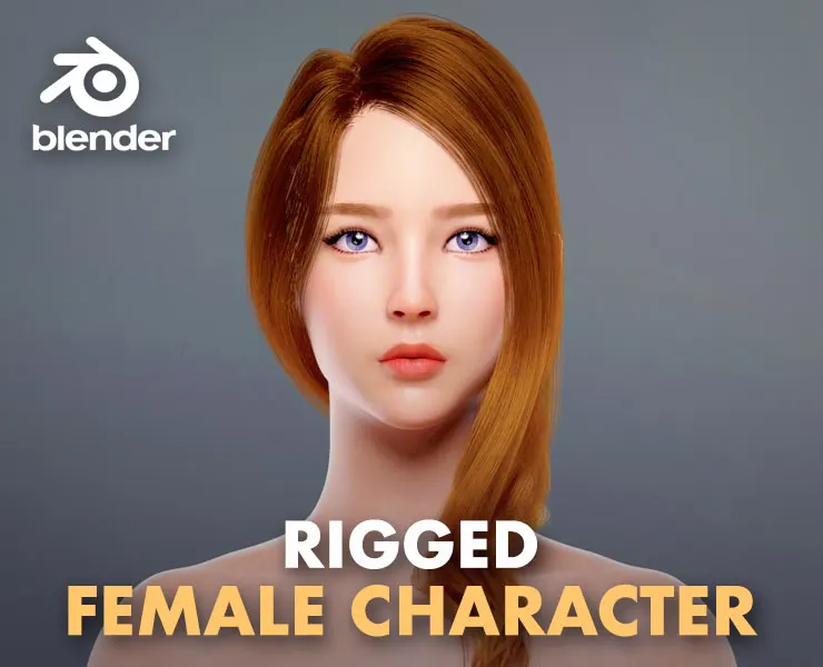 AVA - Rigged Female Character