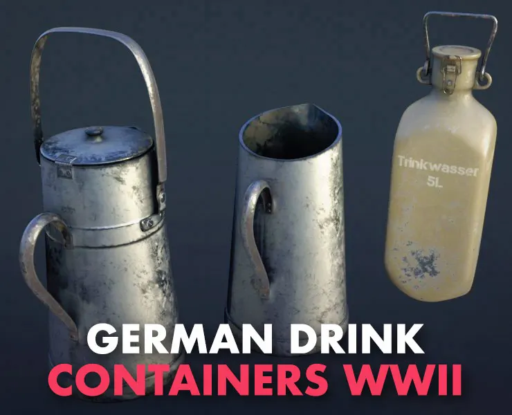 German Drink Containers WWII