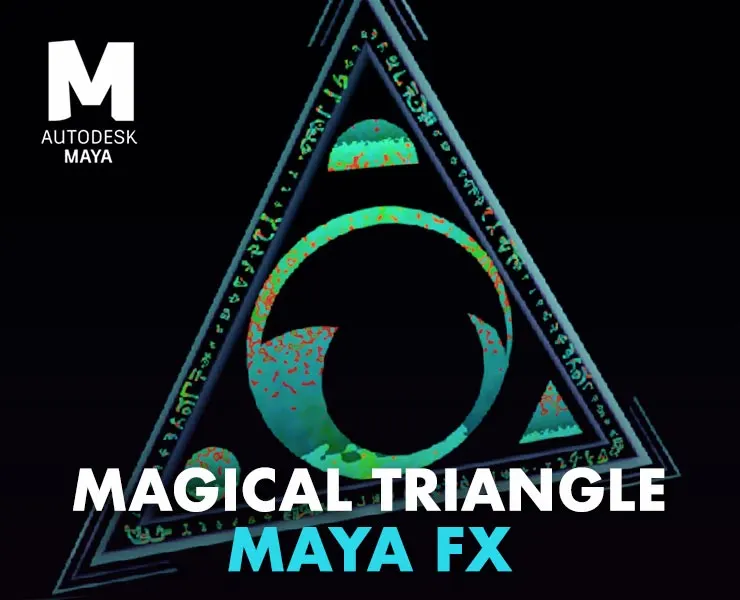 Magic Triangle FX Asset for Maya