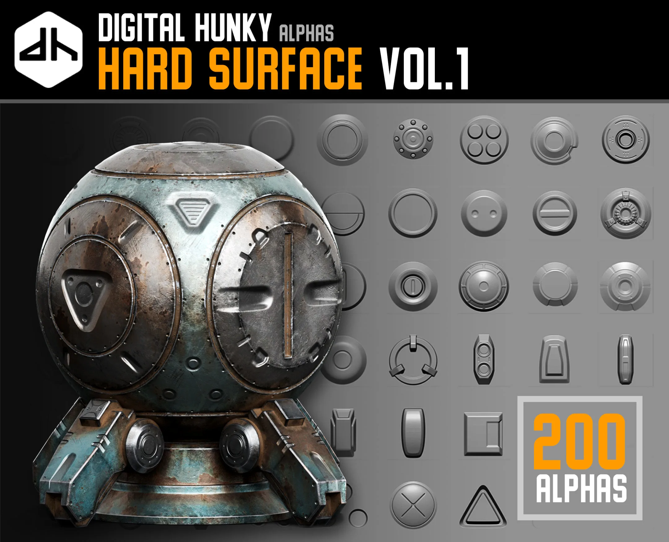 Hard Surface Alphas Vol.1