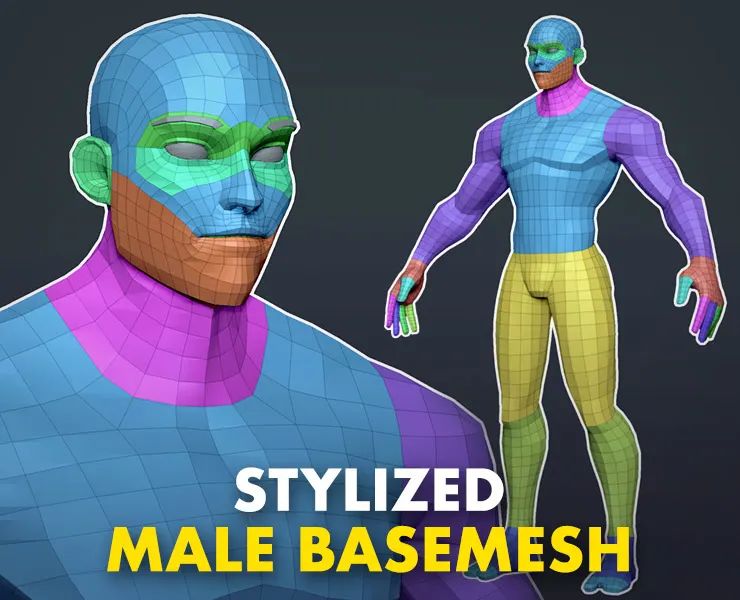 Stylized Male Base Mesh