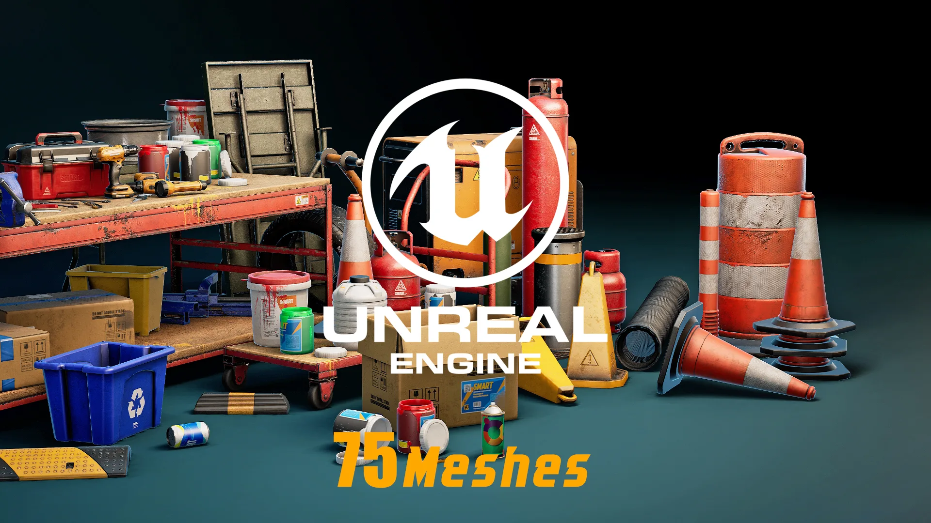 UE4 Realistic Garage Tools