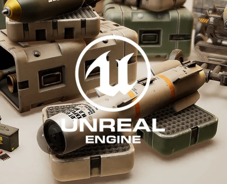 UE4: Battle Tank Military Pack