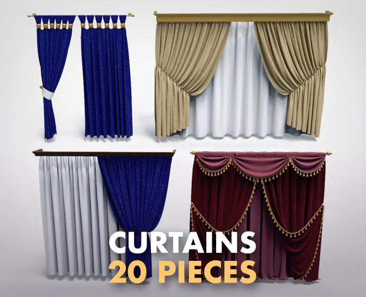 Curtains Part 1 - 20 Pieces