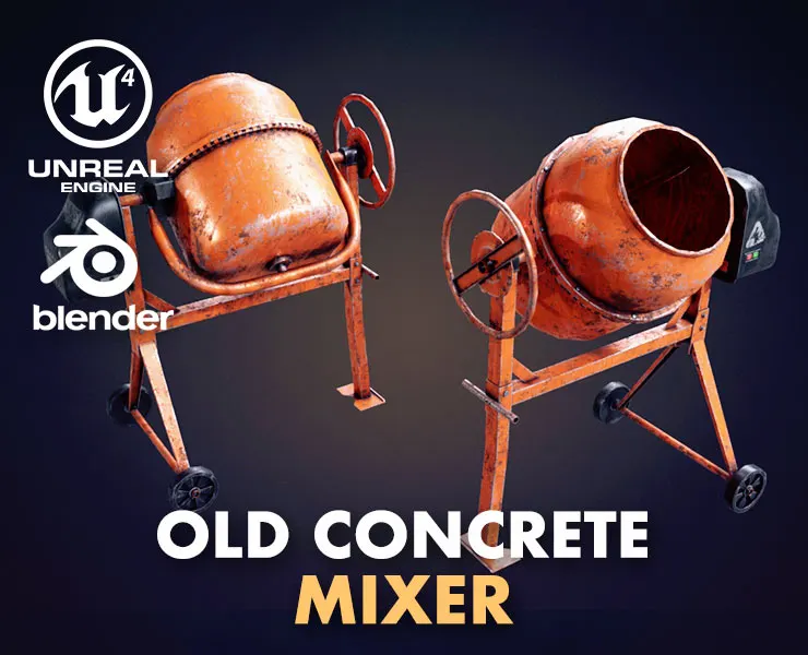 Old Concrete Mixer