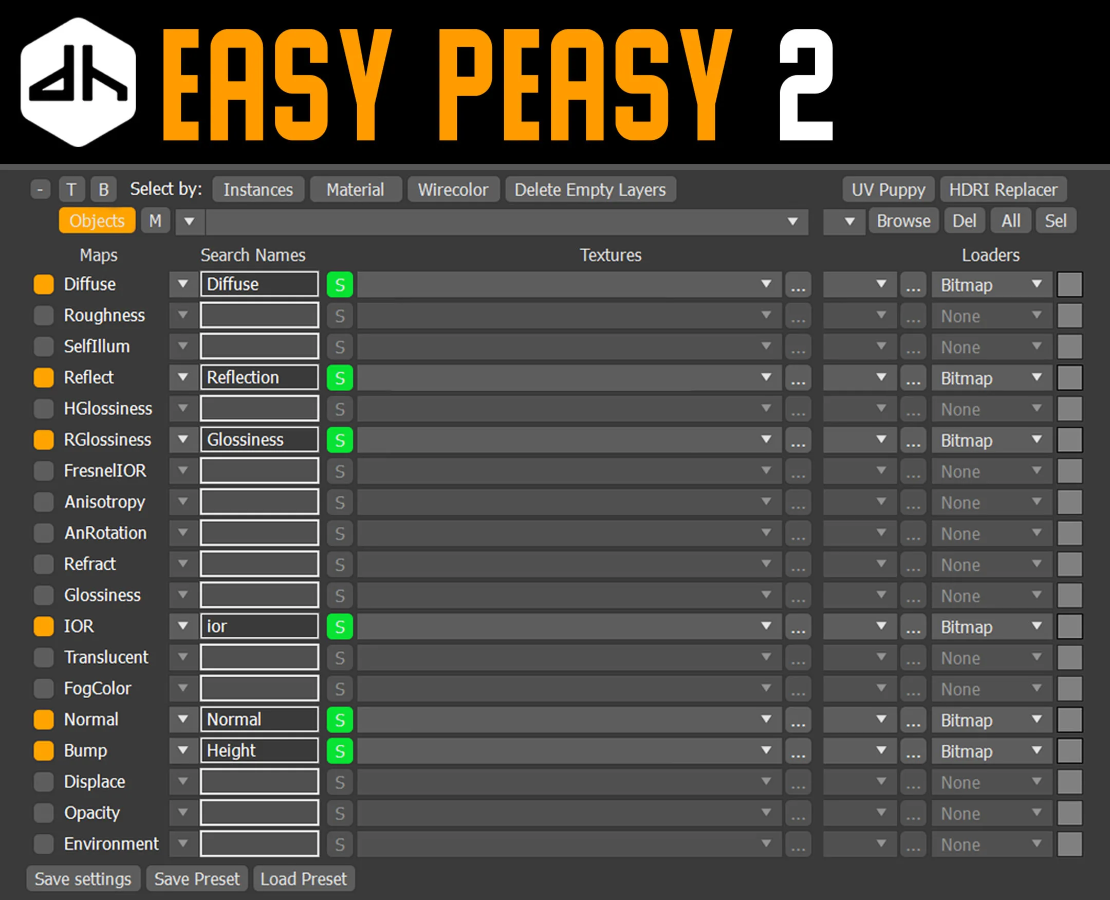 Easy Peasy 2 - Scene Management Script