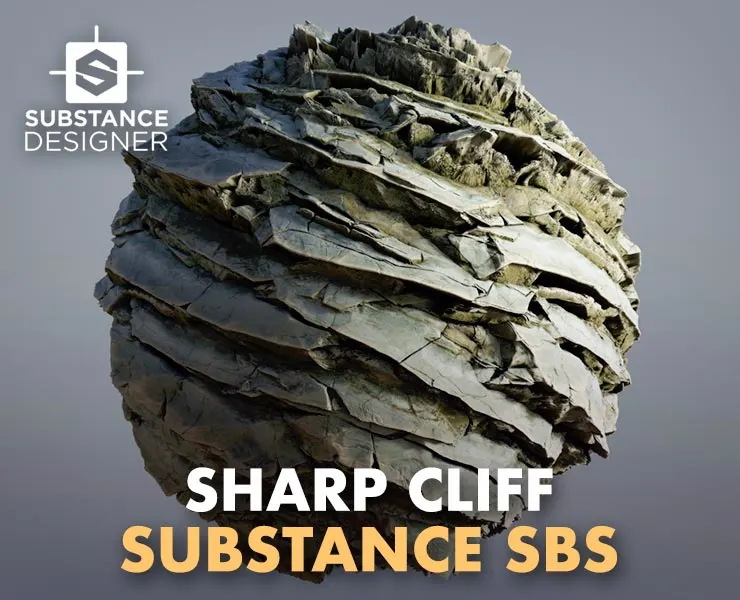 Substance Rock Sharp Cliff