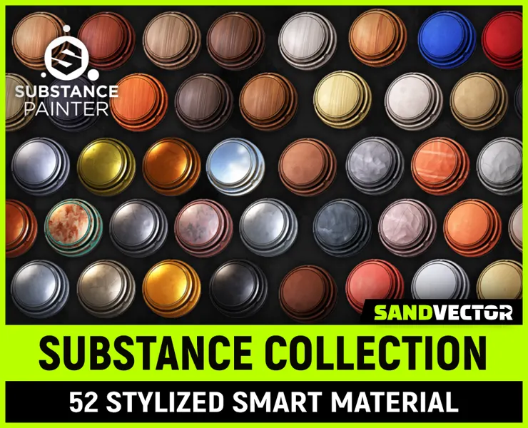 Stylized Smart Material Collection (Substance Painter)