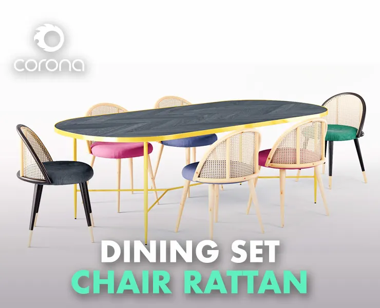 Dining Set 1 by Chair Rattan