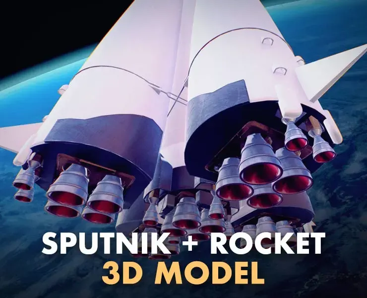 Sputnik & Sputnik Rocket