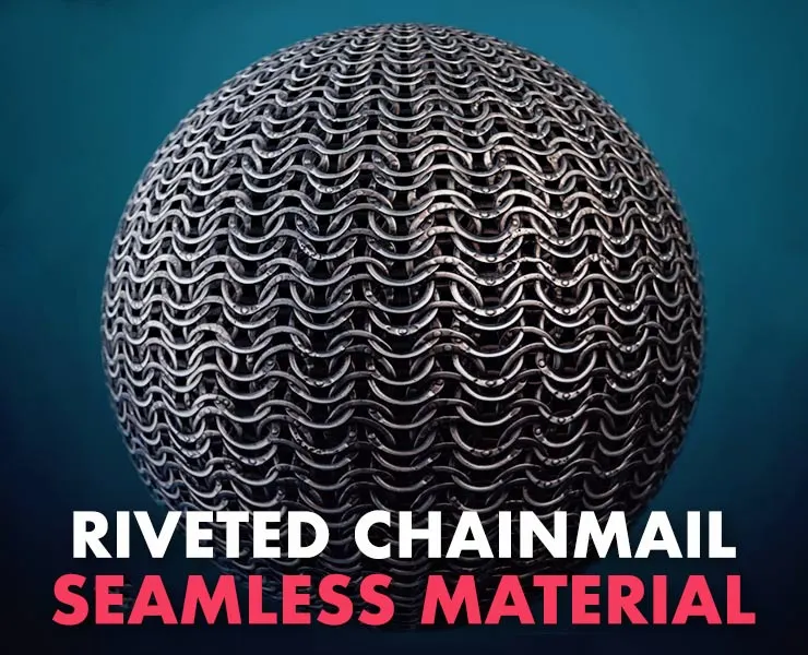 Riveted Chainmail Seamless Material