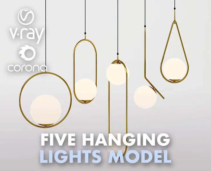 Five Hanging Lights - 01