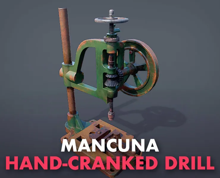 Typical Mancuna Hand-Cranked Drill