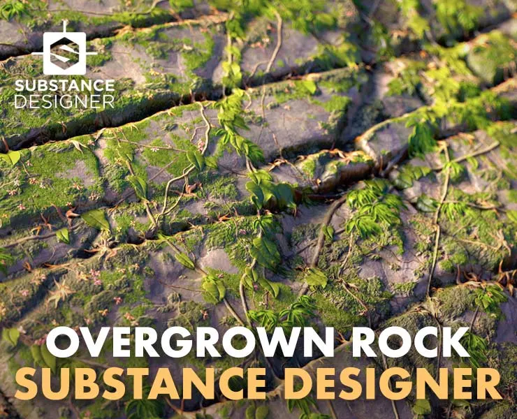 Substance Overgrown Rock