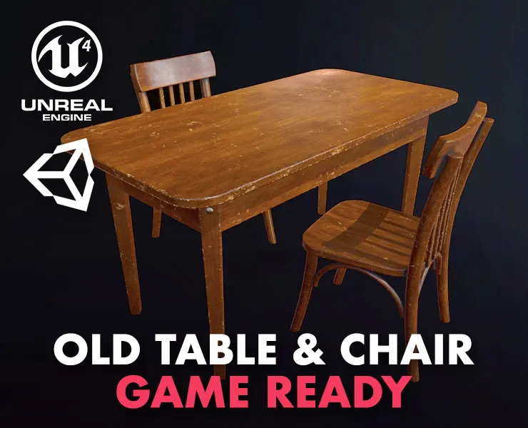 Old Table & Chair