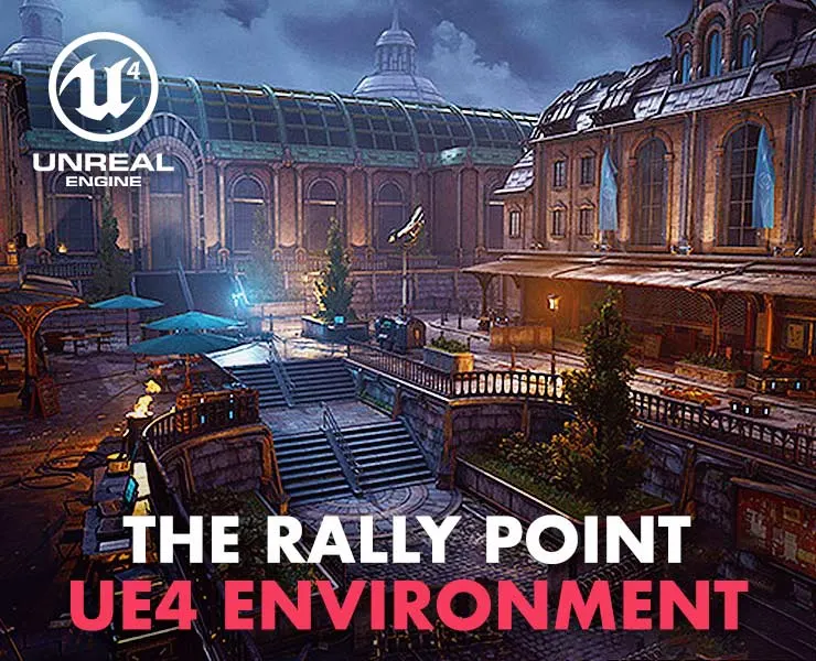 The Rally Point Environment ( Sci-Fi / Futuristic / Modular )