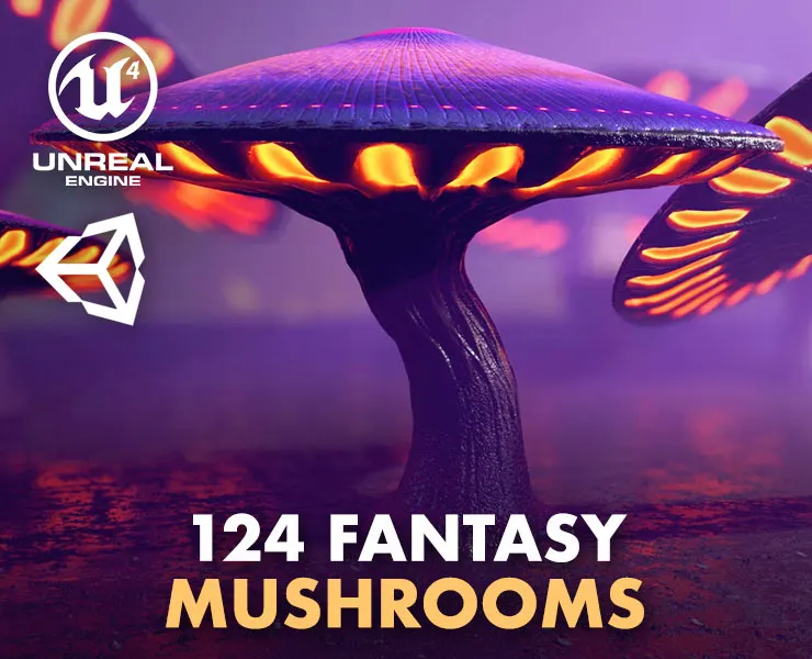 124 Fantasy Mushrooms Collection