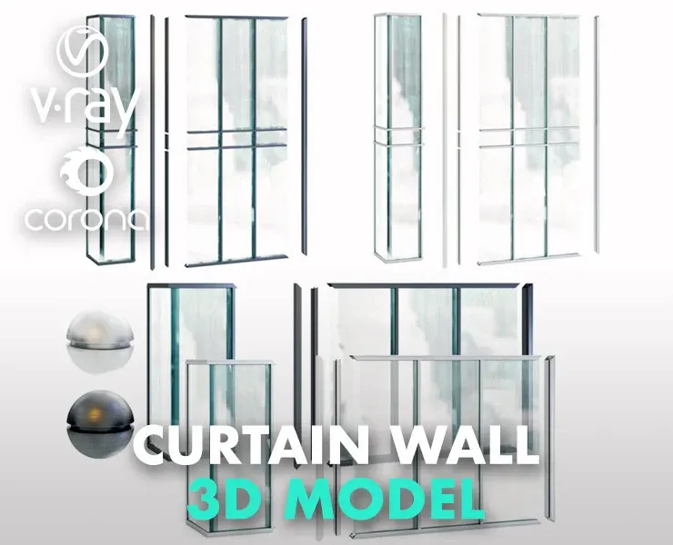 Curtain Wall - Set 02 - s.mgdm.f