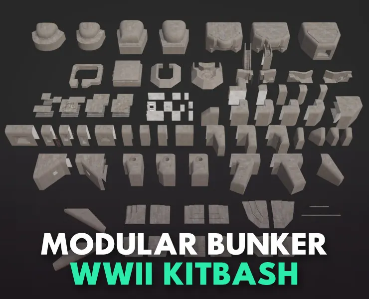 Modular Bunker WWII Kitbash