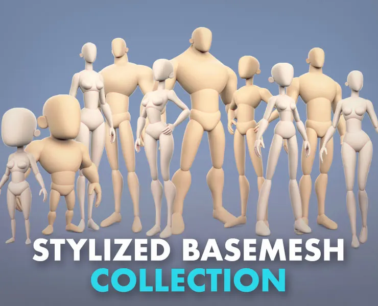 Stylized Basemesh Collection