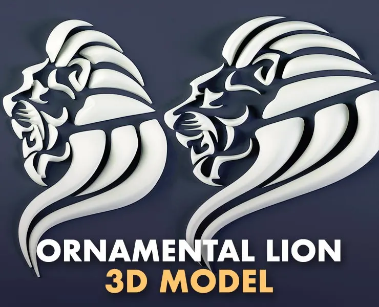 3D Ornamental Lion