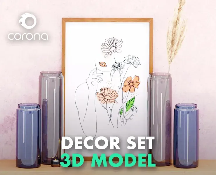 Decor Set No6 - By Adriani E Rossi Glass Vase