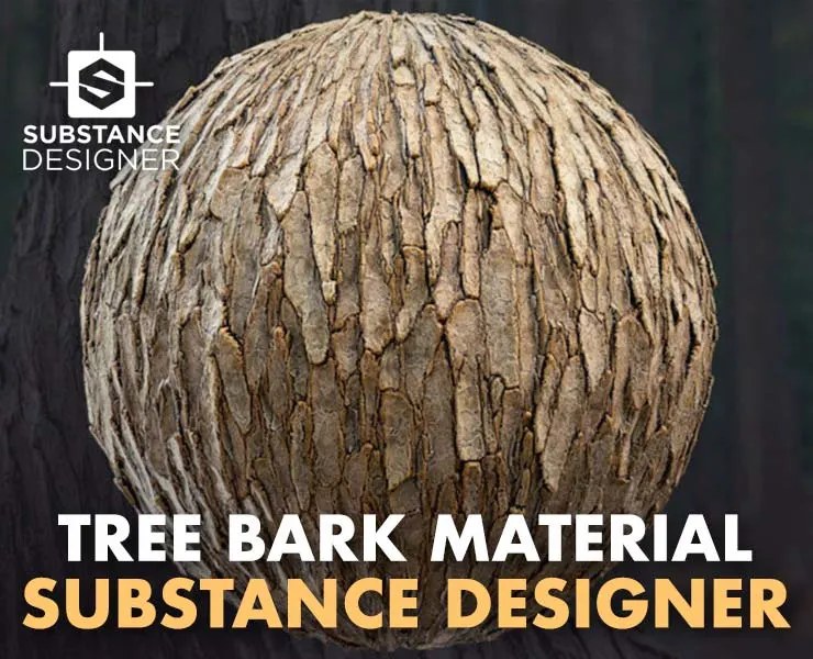 Tree Bark Material - Substance Designer