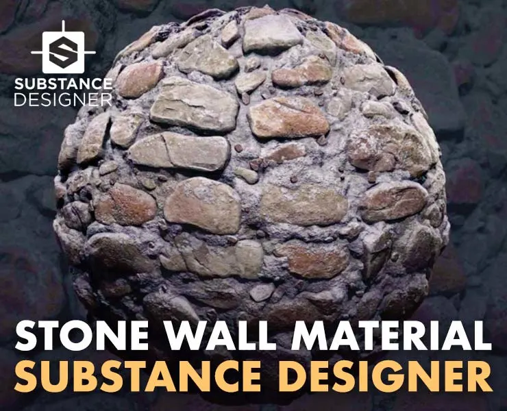 Stone Wall - Substance Designer & ZBrush