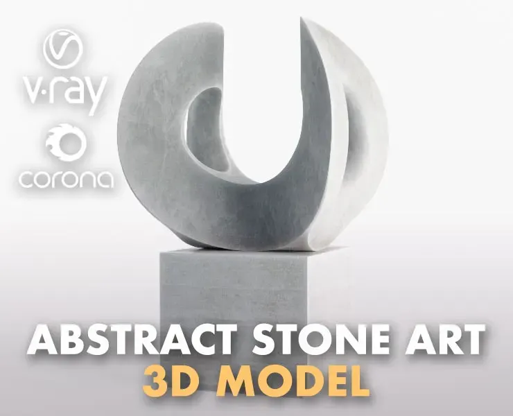 Modern Decorative Abstract Stone Art Sculpture 07