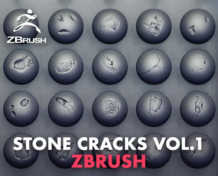 Zbrush - Stone Cracks Vol.1