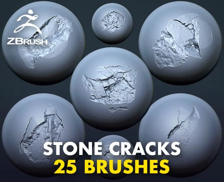 Zbrush - Stone Cracks Vol. 3