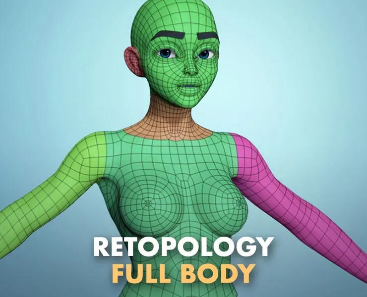 How to Retopologize the Rest of the Body - Tier 2