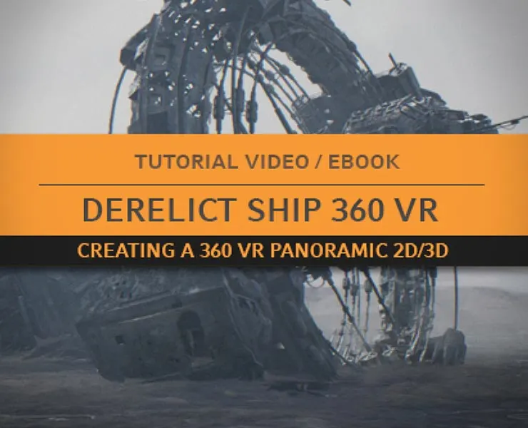 Derelict Ship 360 VR Panorama