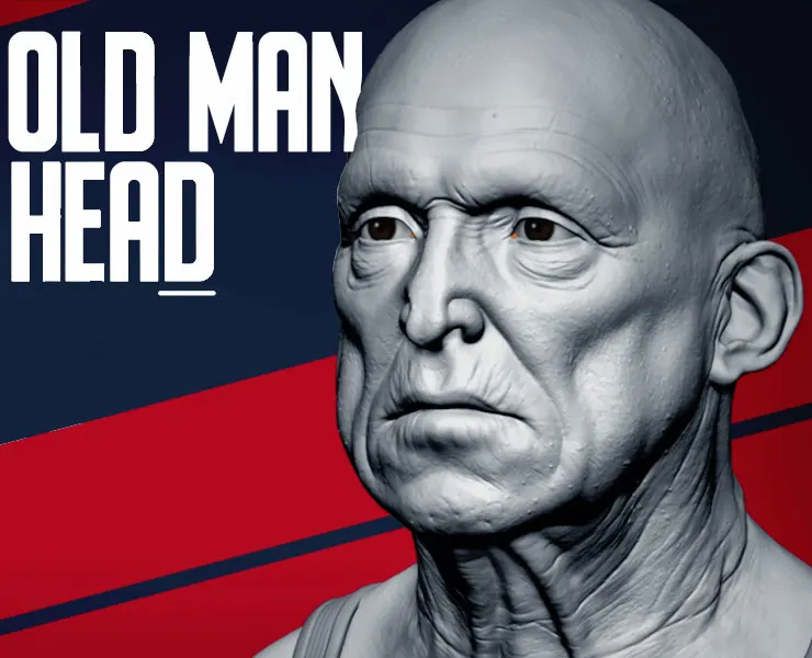 Male Head - Old Man