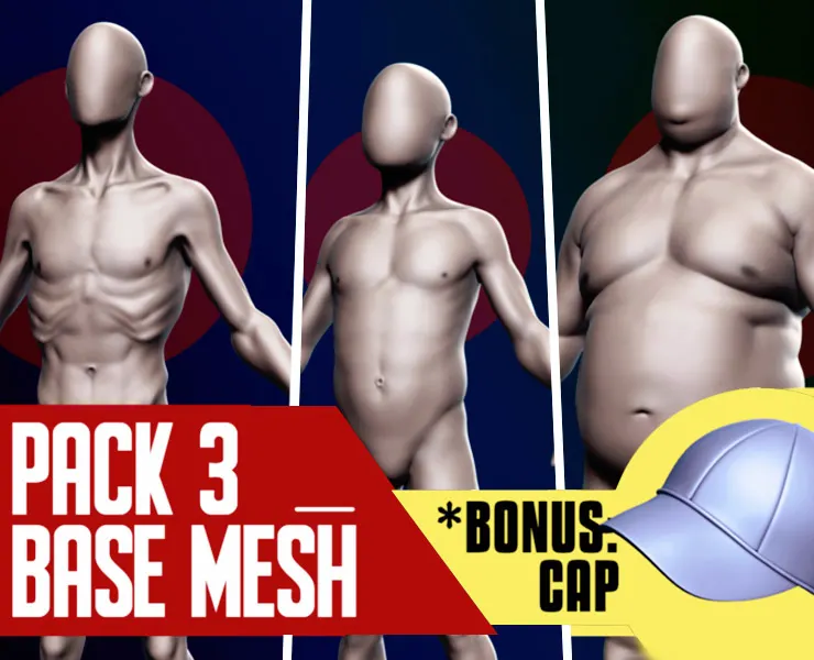 Basemesh Pack of 3