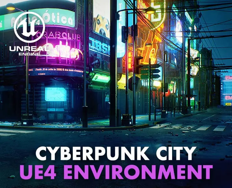 Cyberpunk City / Recife Environment