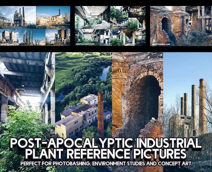 270+ Post-Apocalyptic Industrial Plant Reference Pictures