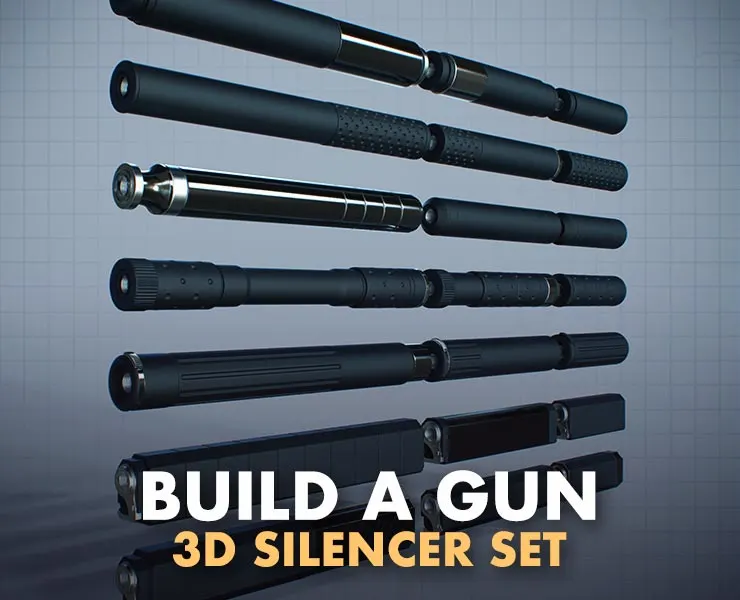 Build A Gun - 3D Silencer Set