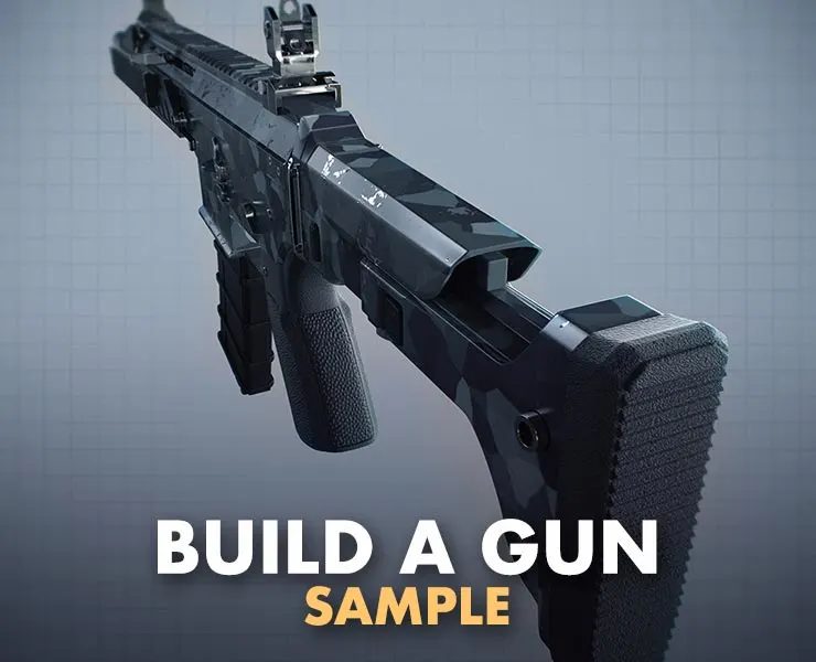 Build A Gun - 3D Sample Gun