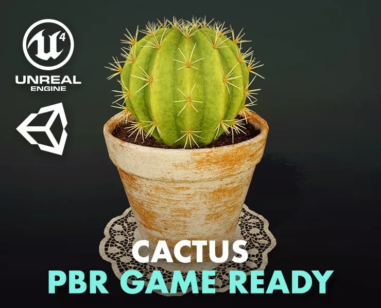 Cactus - PBR Game Ready