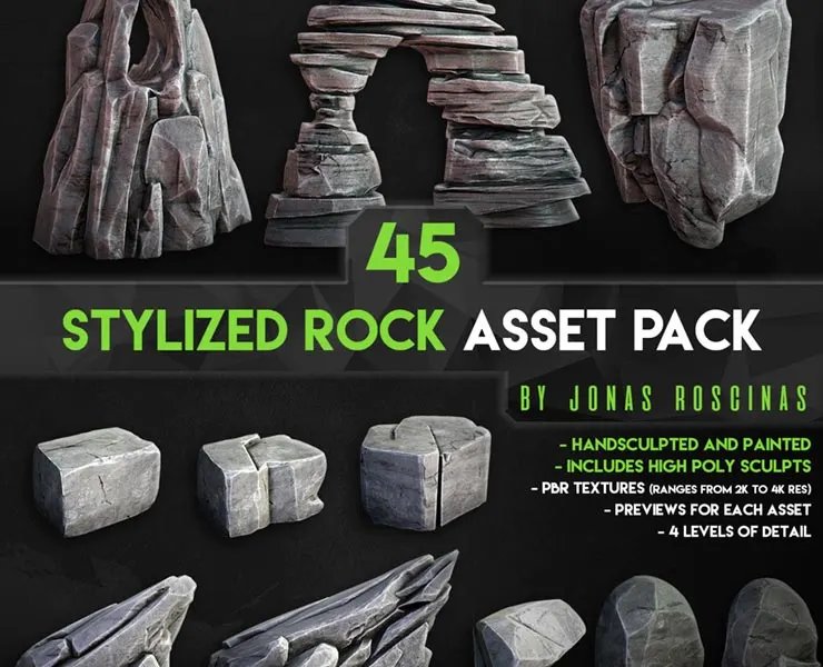 Stylized Rock Asset Pack