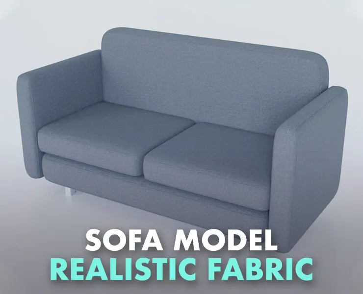 Realistic Fabric Sofa [6K Textures]