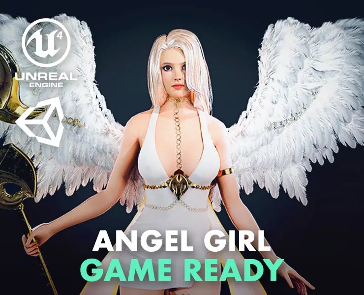 Angel Girl - Game Ready