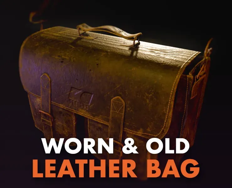 Worn & Old Leather Bag
