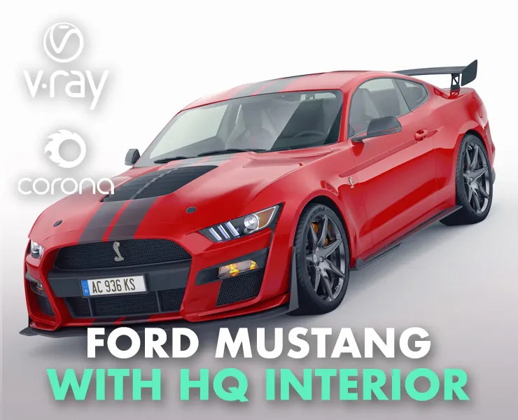 Ford Mustang Shelby GT500 2020 with HQ Interior