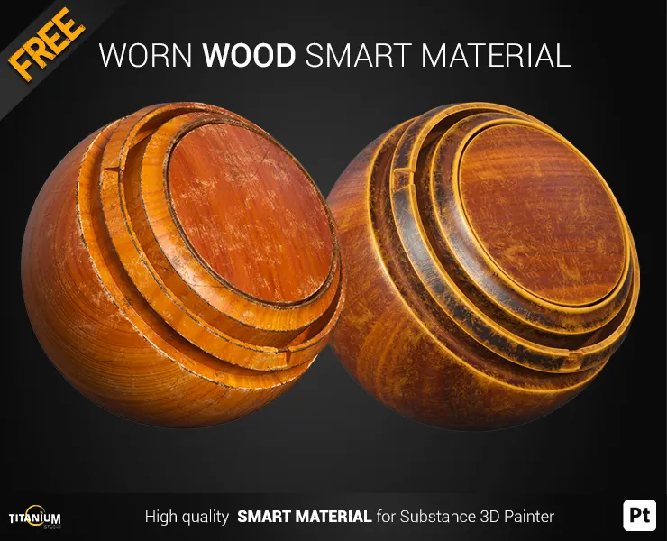 Worn Wood Smart Material