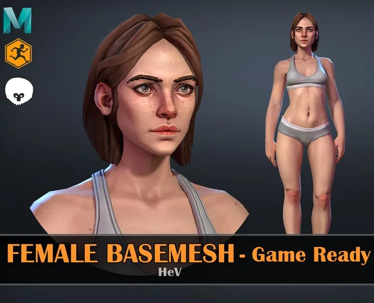 Female Basemesh - Game Ready