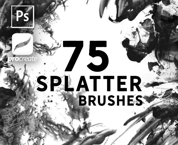 Splatter Photoshop Brushes