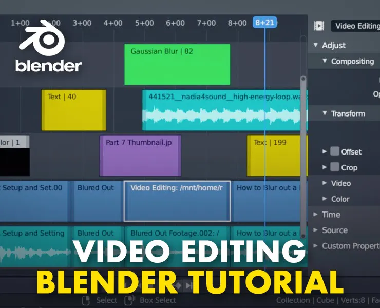 Video Editing in Blender 2.8 (Tutorial Series)