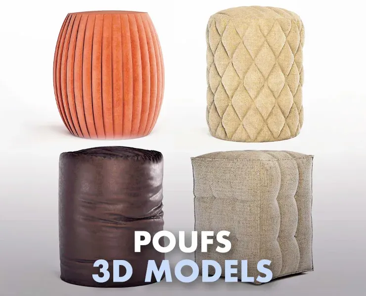 Poufs - Model Pack